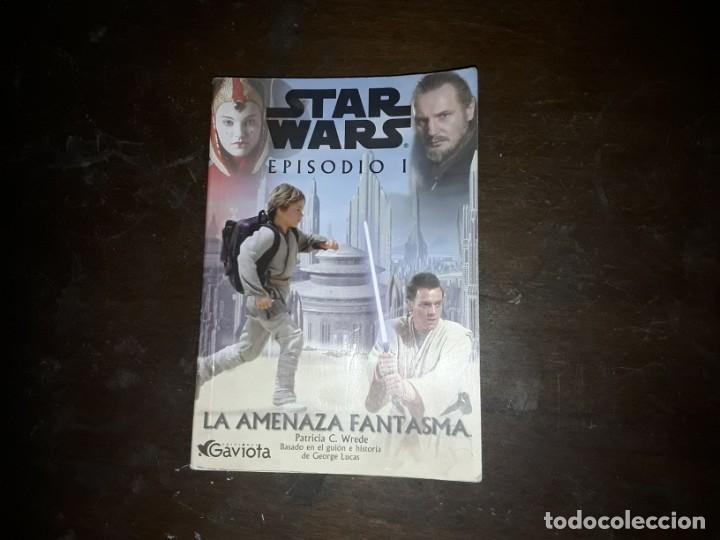 Libros de segunda mano: Libro novela stars wars episodio 1 amenaza fantasma gaviota