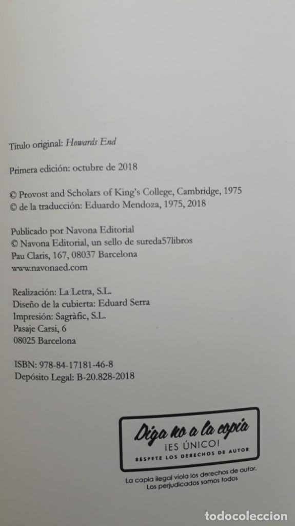 Libros de segunda mano: HOWARDS END, E.M. FORSTER (ED. NAVONA, EDICI&Oacute;N 2018) - Foto 6