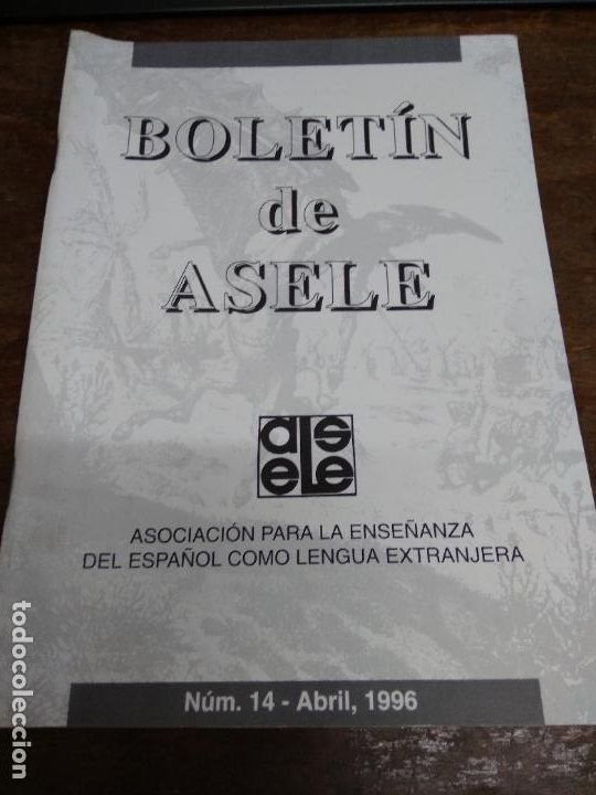 Libri di seconda mano: Bolet&iacute;n de ASELE n&ordm; 14 1996. L.28728