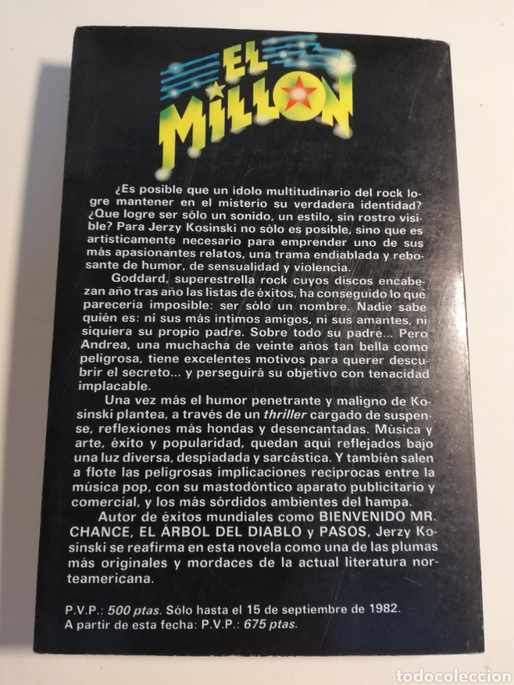 Libros de segunda mano: EL MILL&Oacute;N (JERZY KOSINSKI) - Foto 3