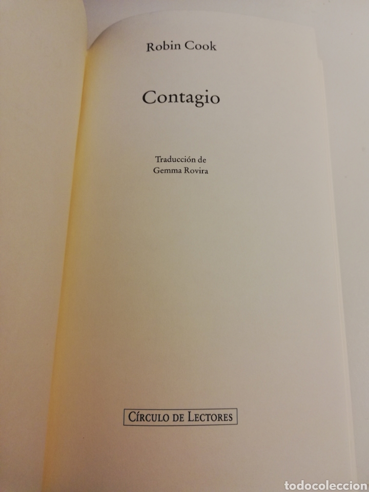 Libros de segunda mano: CONTAGIO (ROBIN COOK) - Foto 2