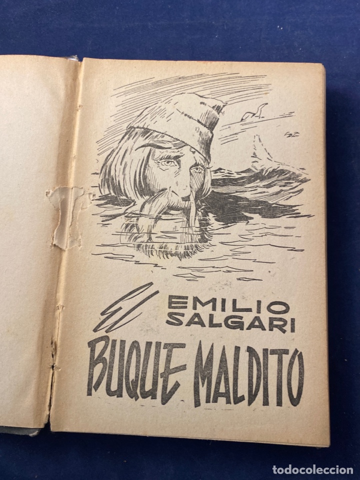 Libros de segunda mano: SALGARI. El buque maldito - Foto 2