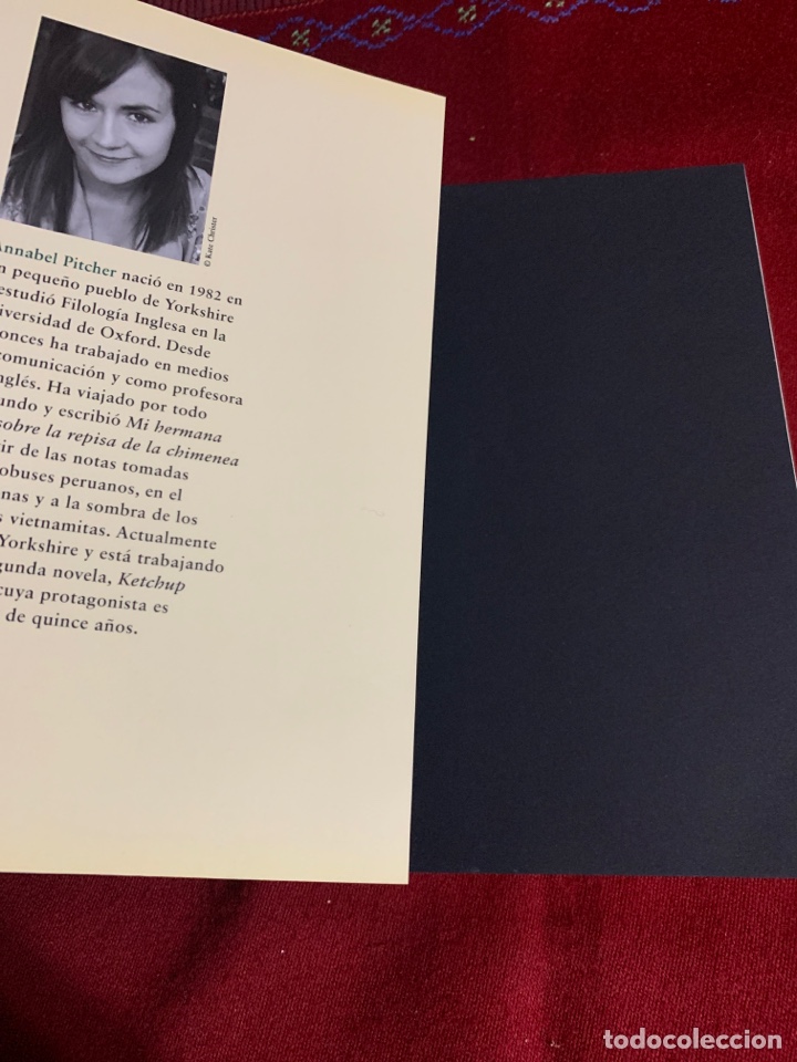 Libros de segunda mano: Mi hermana vive sobre la repisa de la chimenea. Annabel Pitcher. - Foto 3