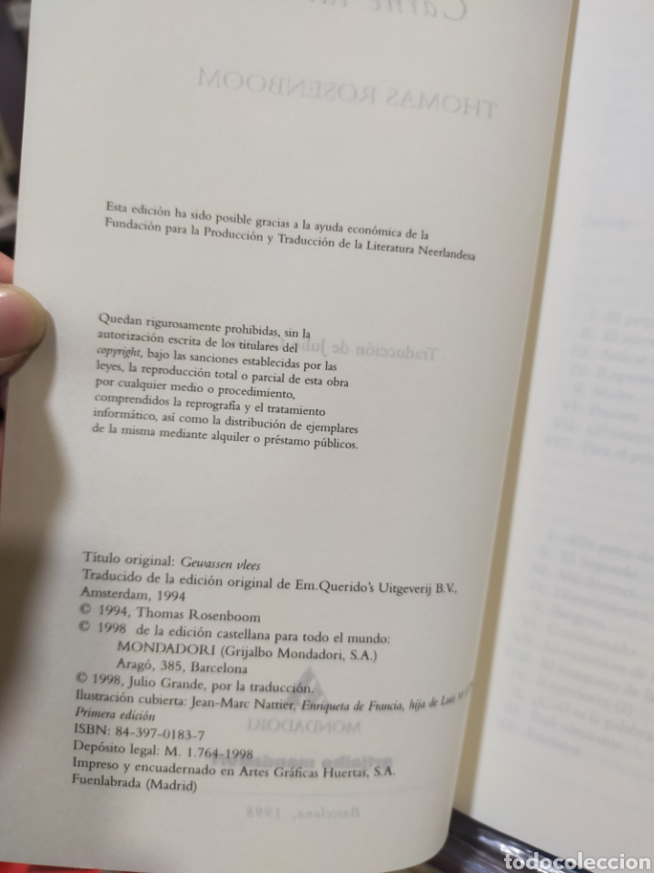 Libros de segunda mano: CARNE LAVADA - THOMAS ROSENBOOM - Foto 8
