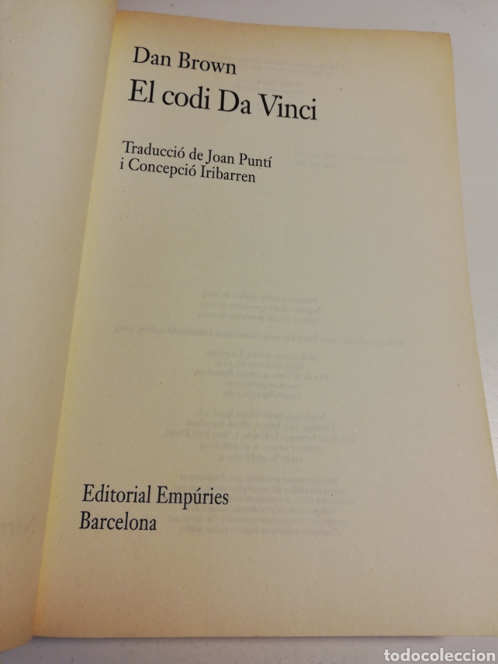 Libros de segunda mano: EL CODI DA VINCI (DAN BROWN) - Foto 2