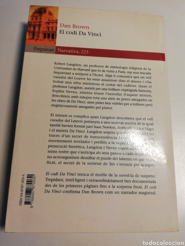 Libros de segunda mano: EL CODI DA VINCI (DAN BROWN) - Foto 3