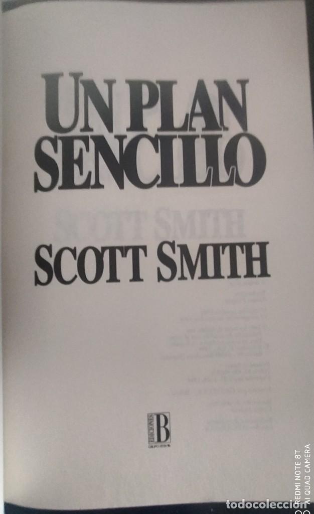 Libros de segunda mano: Un plan sencillo - Scott Smith - Foto 1