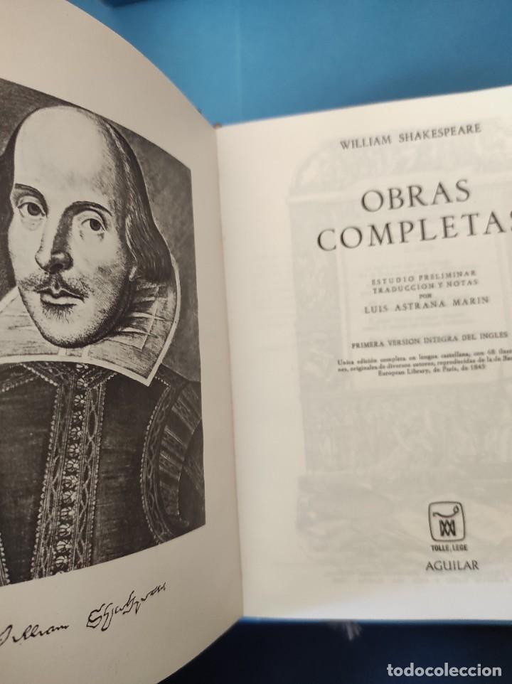 Libros de segunda mano: WILLIAM SHAKESPEARE - OBRAS COMPLETAS - Foto 2
