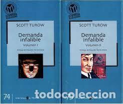 Libros de segunda mano: demanda infalibre Scott Turow - Foto 1