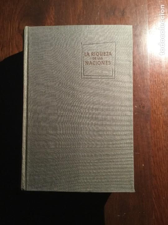 Libros de segunda mano: La Riqueza de las Naciones. Adam Smith. - Foto 1
