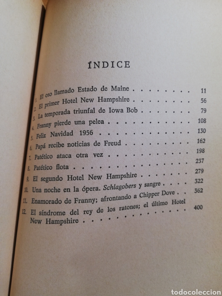 Libros de segunda mano: EL HOTEL NEWHAMPSHIRE (JOHN IRVING) - Foto 3