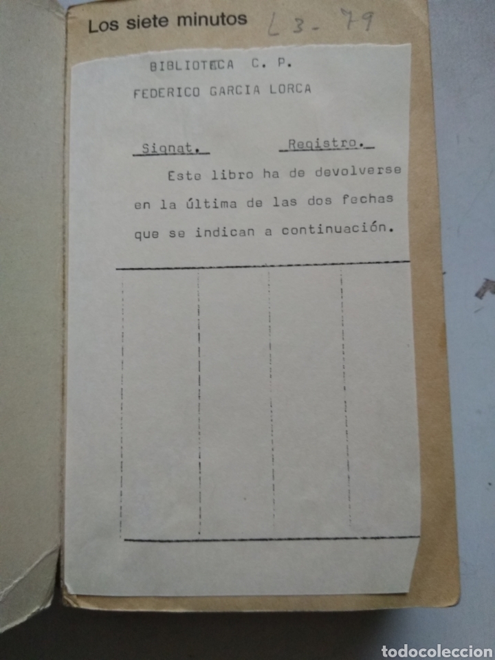 Libros de segunda mano: LOS SIETE MINUTOS/IRVING WALLACE - Foto 4