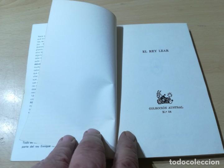 Libros de segunda mano: EL REY LEAR / WILLIAM SHAKESPEARE / AUSTRAL / CONS010 - Foto 3