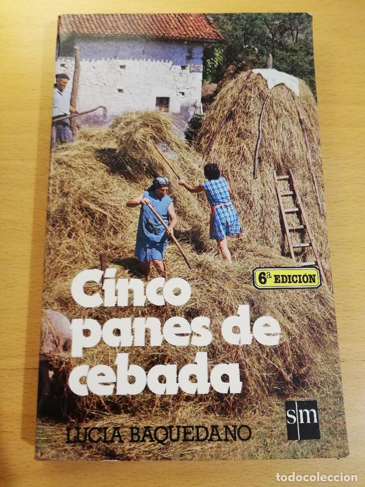 Libros de segunda mano: CINCO PANES DE CEBADA (LUC&Iacute;A BAQUEDANO) - Foto 1