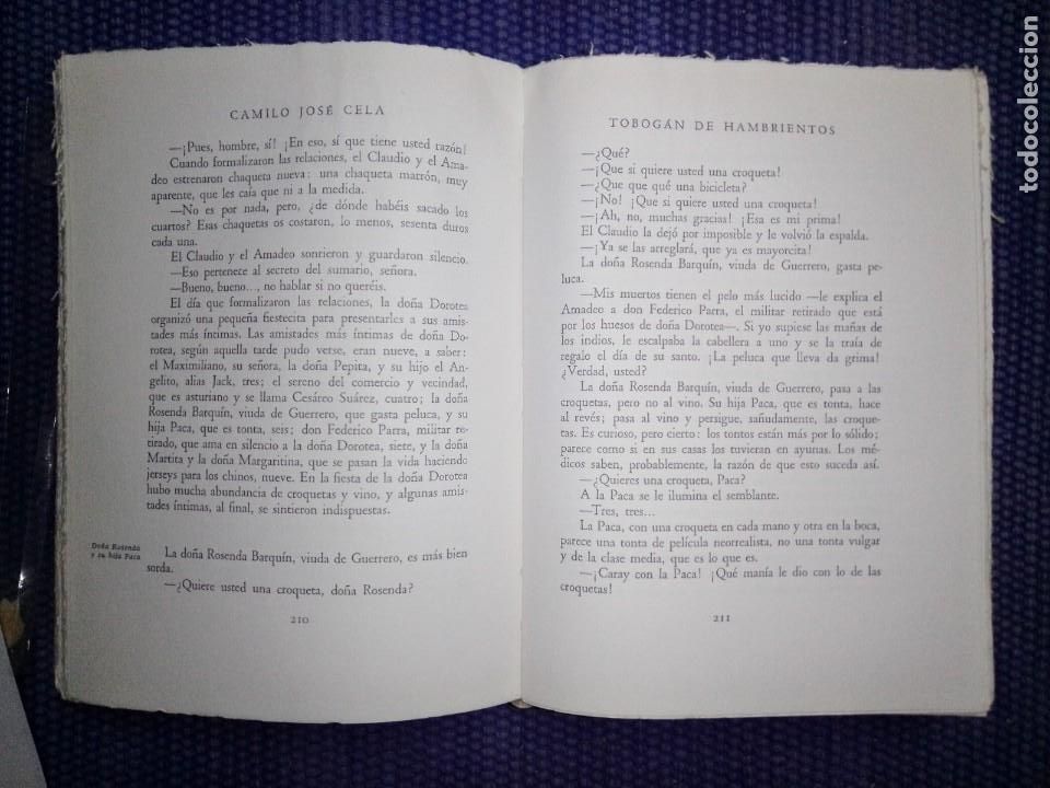 Libros de segunda mano: Cela, Camilo Jos&eacute;: Tobog&aacute;n de hambrientos - Foto 3
