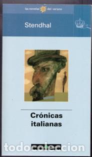 Libros de segunda mano: Cr&oacute;nicas it&aacute;licas. Stendhal - Foto 1