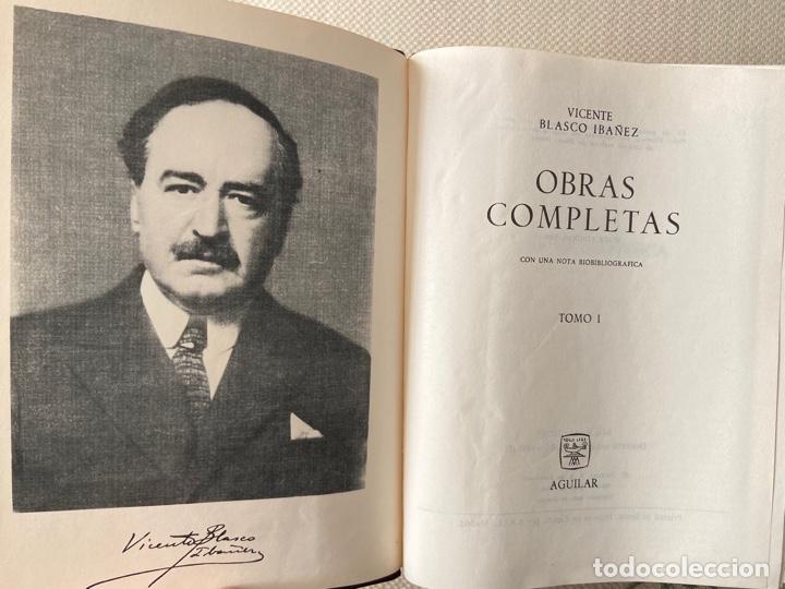 Libros de segunda mano: 1966 Vicente Blasco Iba&ntilde;ez - Obras Completas I, II y III