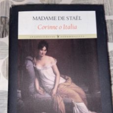 Libros de segunda mano: CORINNE O ITALIA. MADAME DE STAËL.. Lote 309241818