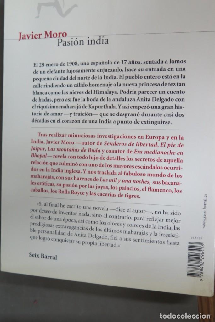 Libros de segunda mano: PASION INDIA. JAVIER MORO - Foto 2