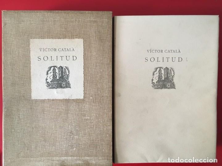 Livros em segunda m&atilde;o: SOLITUD / VICTOR CATALA / GRAVATS AL BOIX D'ANTONI GELABERT / EDICI&Oacute;N NUMERADA EXEMPLAR N&ordm; 97