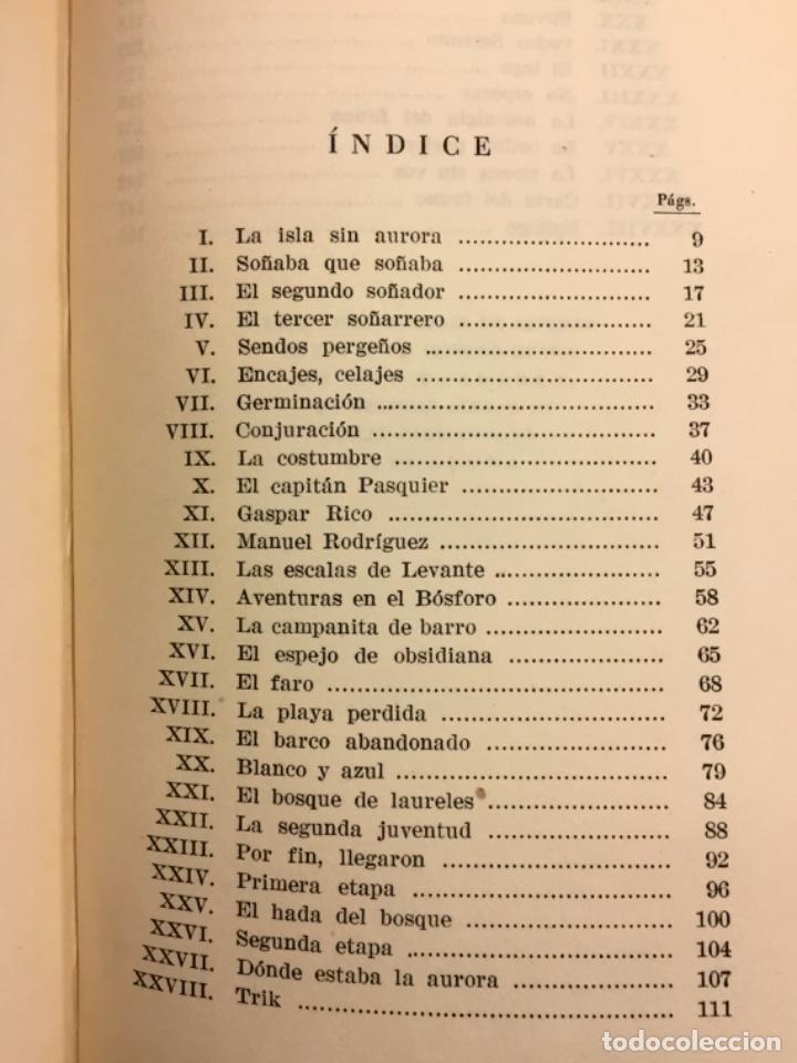Libros de segunda mano: LA ISLA SIN AURORA. - AZORIN. - Foto 2