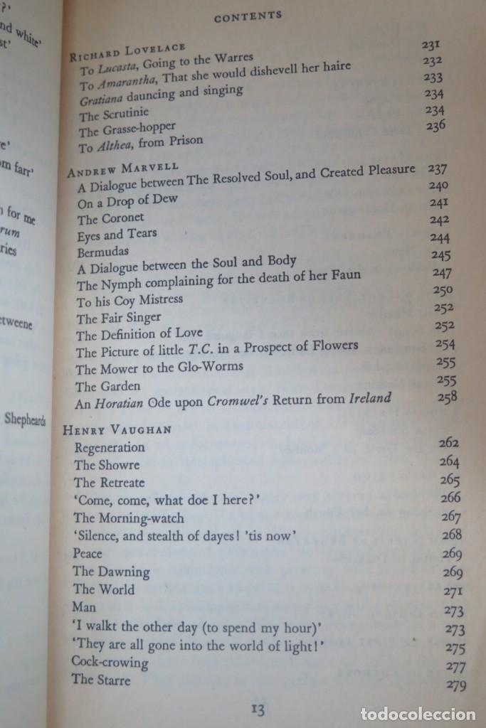 Libros de segunda mano: METAPHYSICAL POETS. PENGUIN - Foto 9