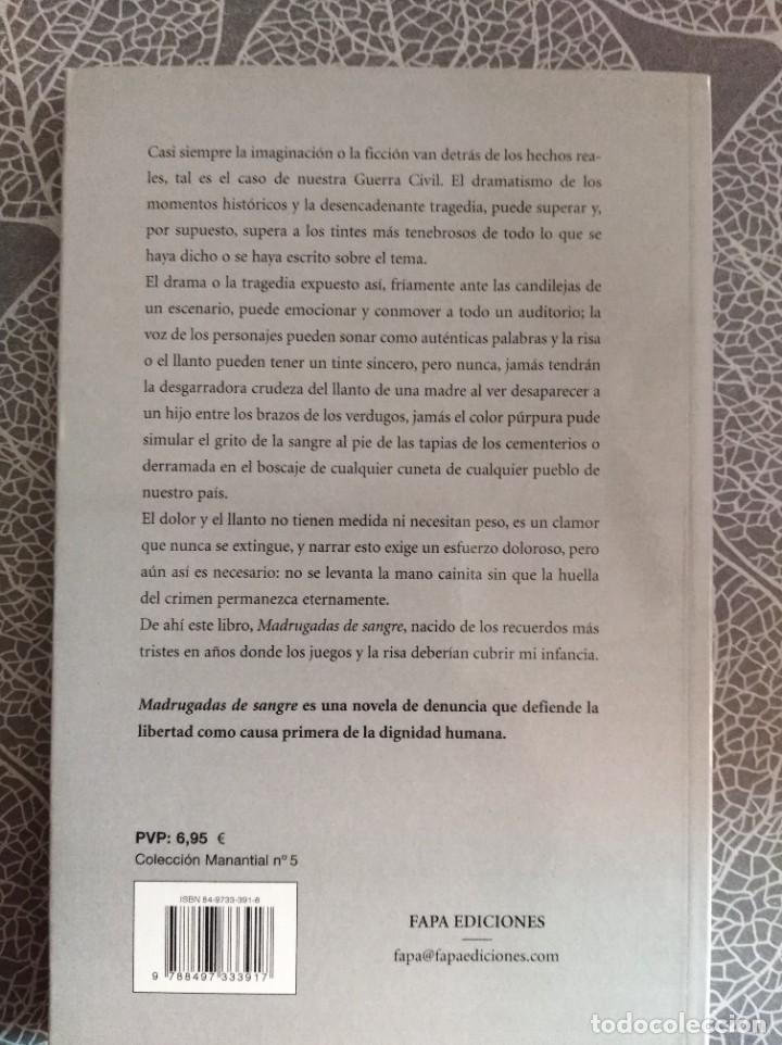 Libros de segunda mano: Madrugadas de sangre/Rafael lora - Foto 2