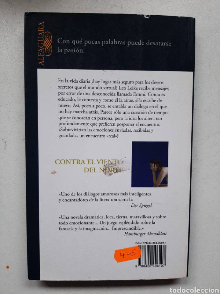 Libros de segunda mano: CONTRA EL VIENTO DEL NORTE - Daniel Glattauer - Foto 2