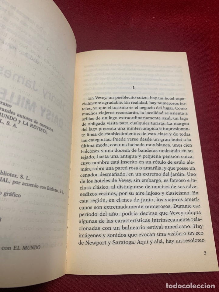 Libros de segunda mano: Daisy Miller. Henry James. - Foto 3