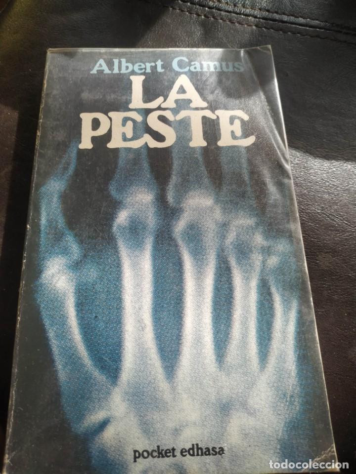 Libros de segunda mano: Libro novela la peste de Abel Albert Camus editorial Edhasa - Foto 1