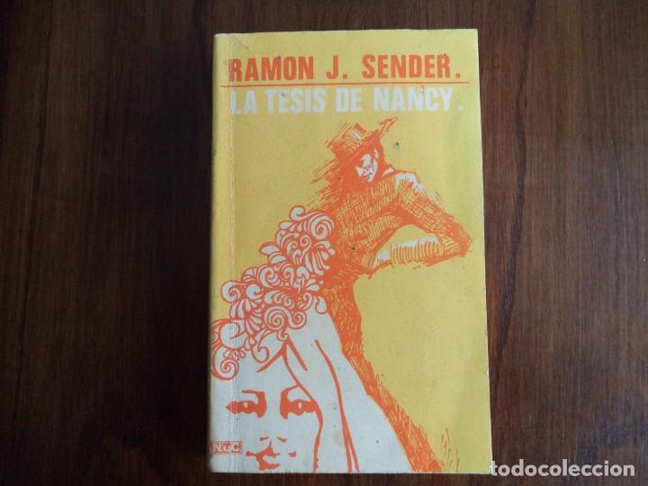 Libros de segunda mano: Novela La Tesis De Nancy. Ram&oacute;n L. Sender - Foto 1