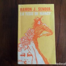 Libros de segunda mano: NOVELA LA TESIS DE NANCY. RAMÓN L. SENDER. Lote 311812413