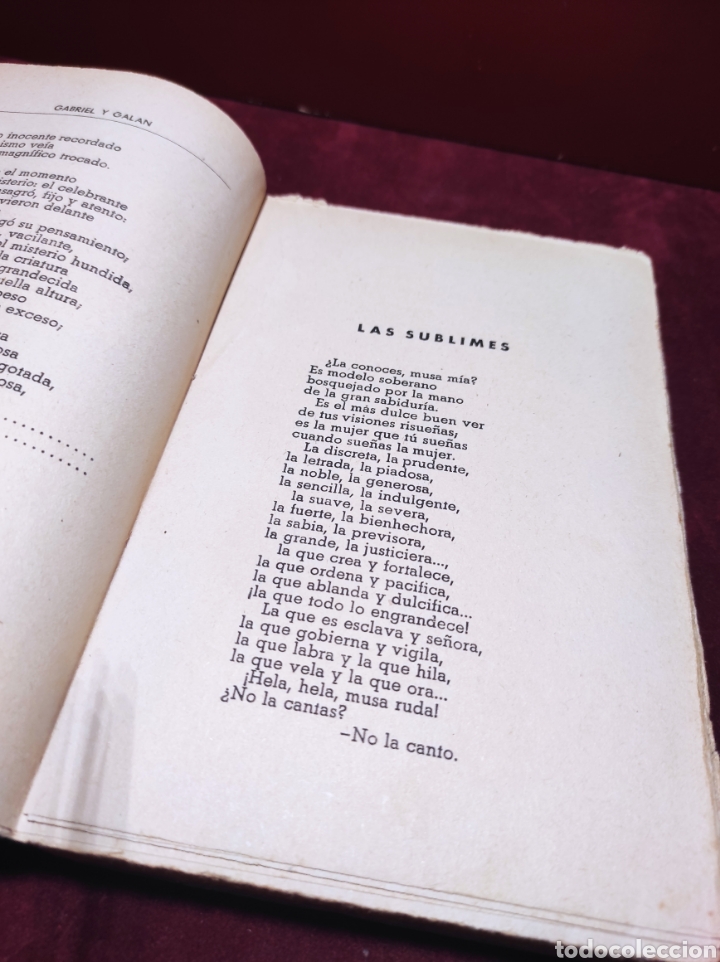 Libros de segunda mano: Obras completas GABRIEL Y GAL&Aacute;N - Foto 12