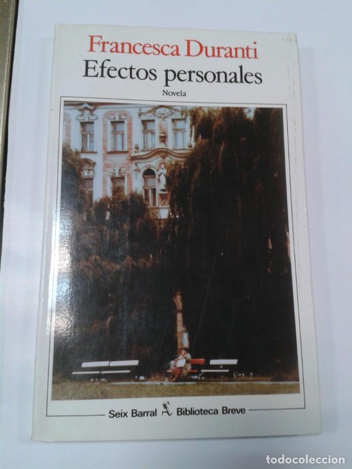 Libros de segunda mano: EFECTOS PERSONALES - FRANCESCA DURANTI - Foto 1