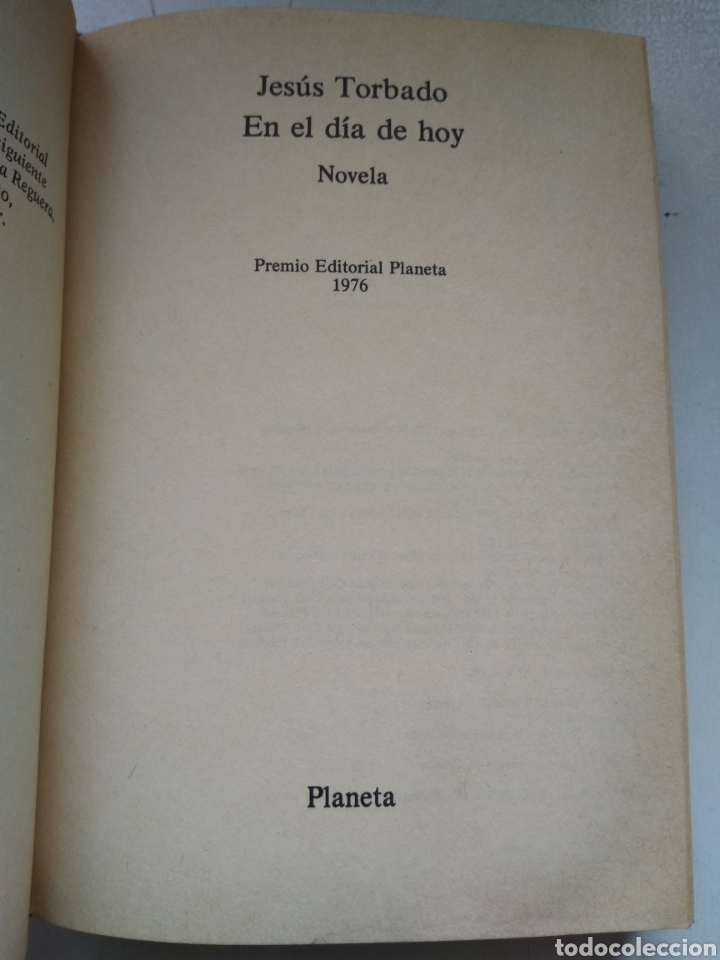 Libros de segunda mano: EN EL D&Iacute;A DE HOY/JES&Uacute;S TORBADO - Foto 2