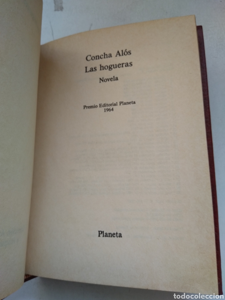 Libros de segunda mano: LAS HOGUERAS/CONCHA AL&Oacute;S - Foto 2