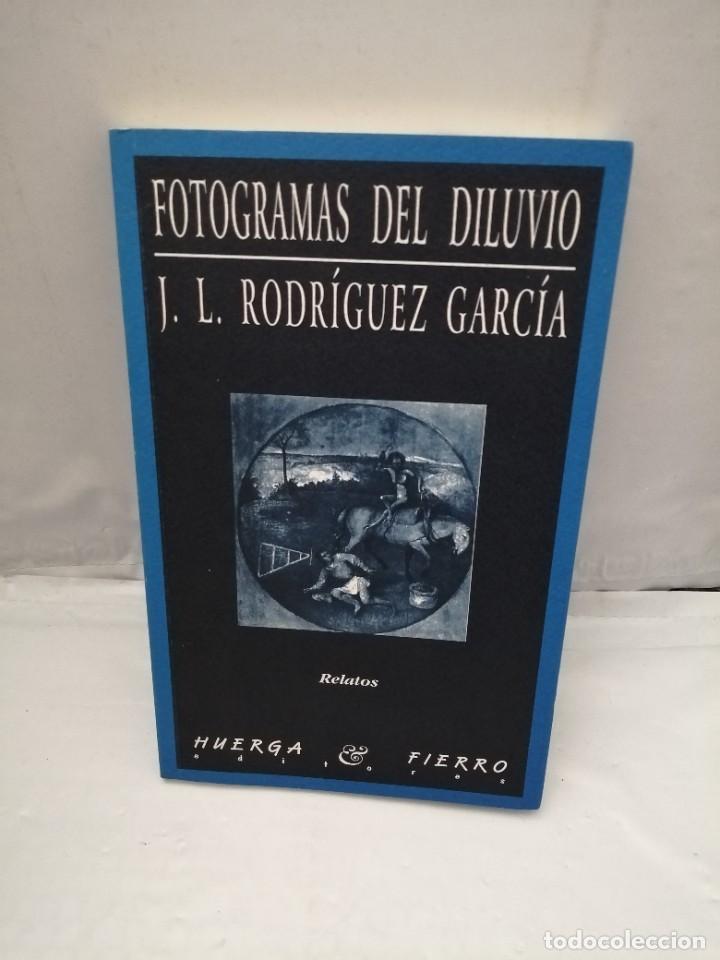 Libros de segunda mano: FOTOGRAMAS DEL DILUVIO. RELATOS (PRIMERA EDICI&Oacute;N) - Foto 1
