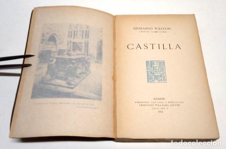 Libros de segunda mano: WILLIAMS, Leonardo. Castilla. 1904. - Foto 3