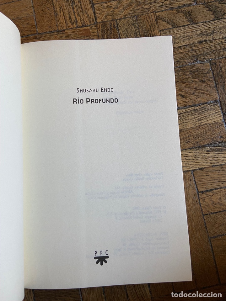 Libros de segunda mano: R&iacute;o profundo - Shusaku Endo - PPC (1995) - Foto 3