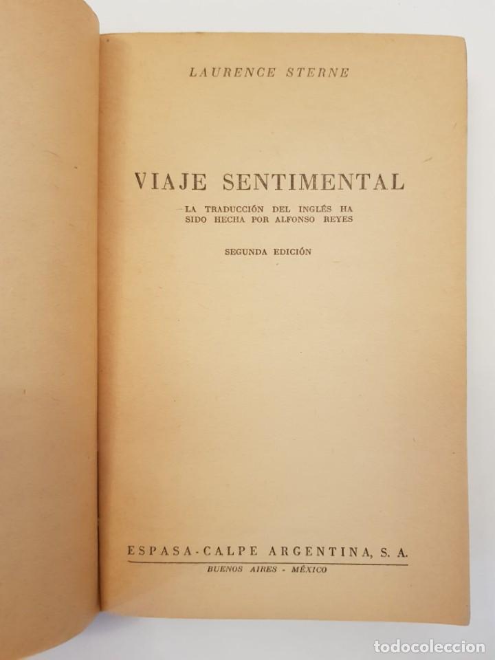 Libros de segunda mano: Viaje sentimental. Laurence Sterne. - Foto 3