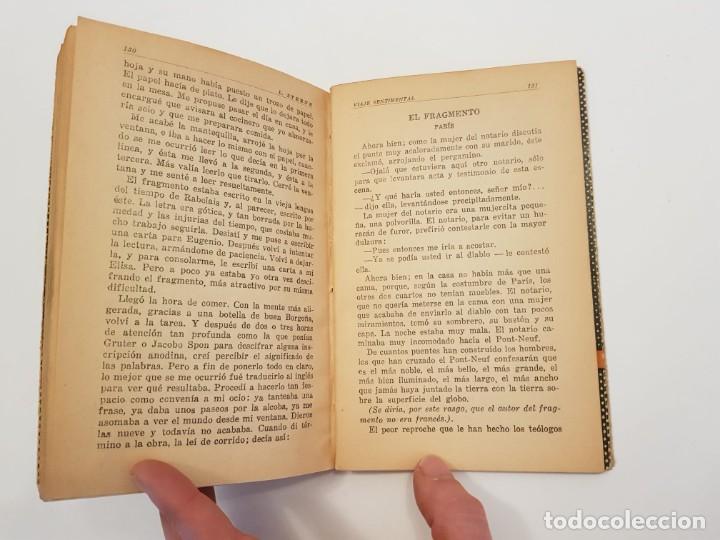 Libros de segunda mano: Viaje sentimental. Laurence Sterne. - Foto 8
