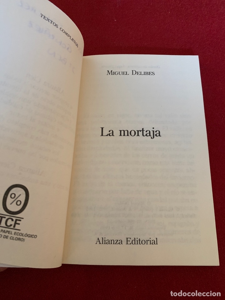 Libros de segunda mano: La mortaja. Miguel Delibes. - Foto 3