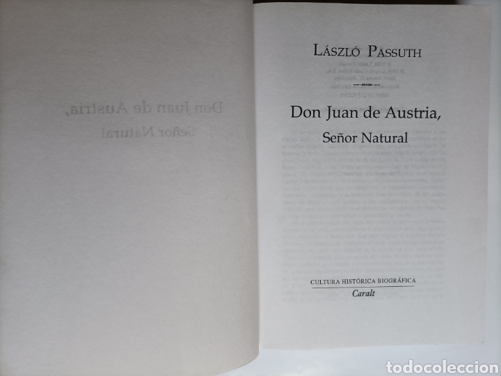 Libros de segunda mano: Don Juan de Austria. Se&ntilde;or natural laszlo passuth - Foto 8