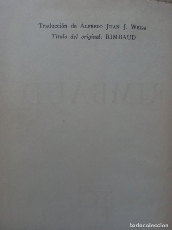 Libros de segunda mano: Jacques Riviere - RIMBAUD - Ediciones Continental 1944 - Foto 4