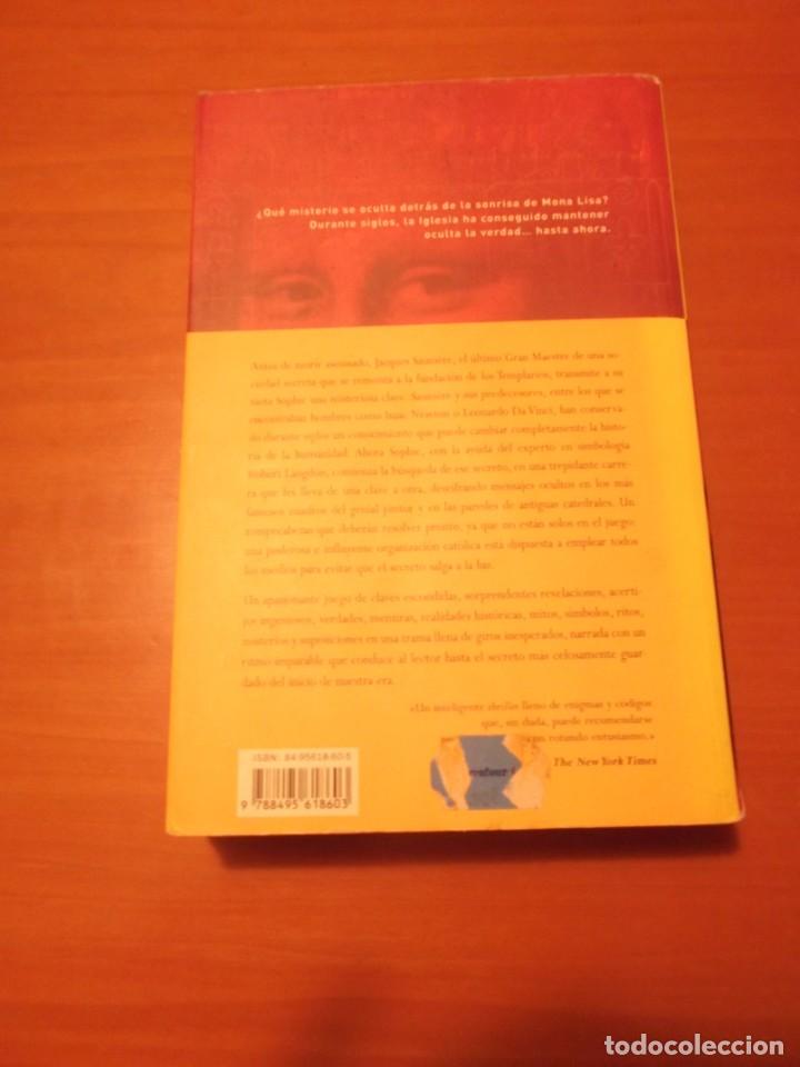 Libros de segunda mano: El c&oacute;digo Davinci de Dan Brown. - Foto 2