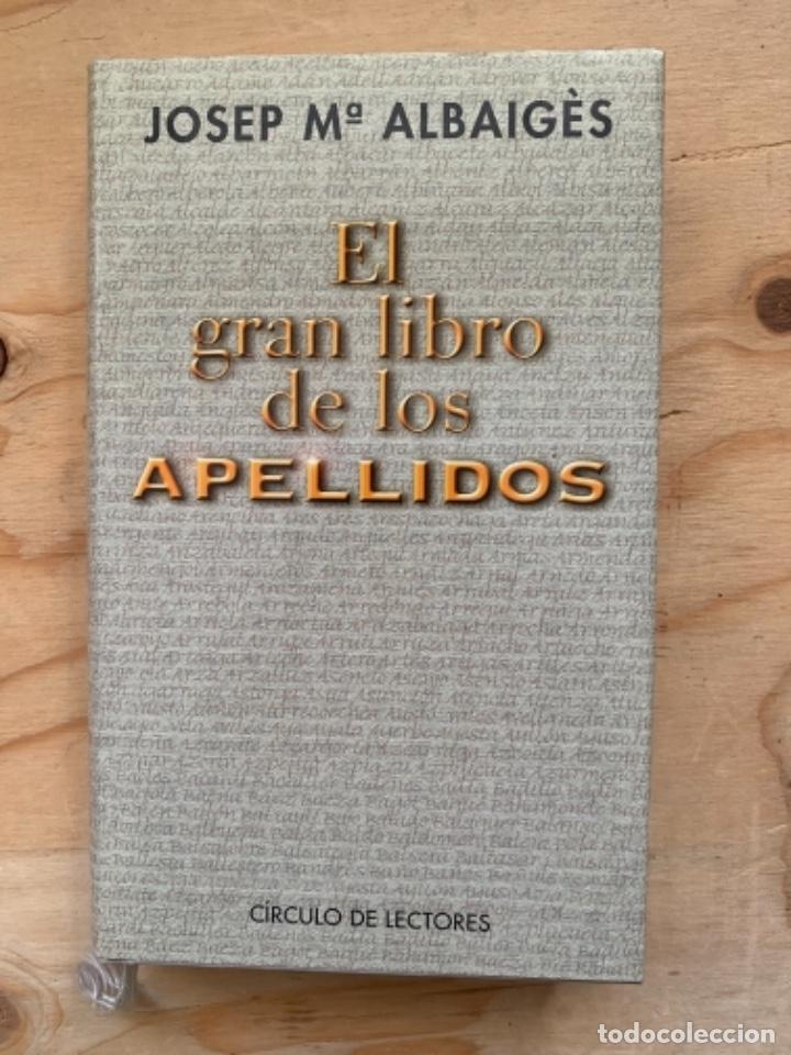 Libros de segunda mano: El gran libro de los apellidos (Bols 6) - Foto 1