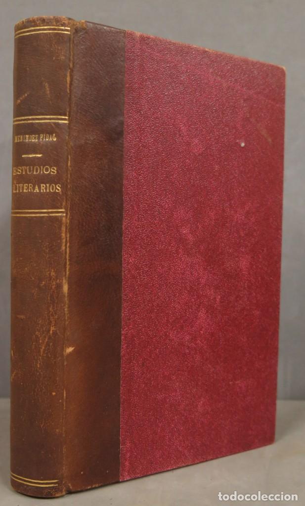Libros de segunda mano: 1948.- ESTUDIOS LITERARIOS. PIDAL. AUSTRAL - Foto 1