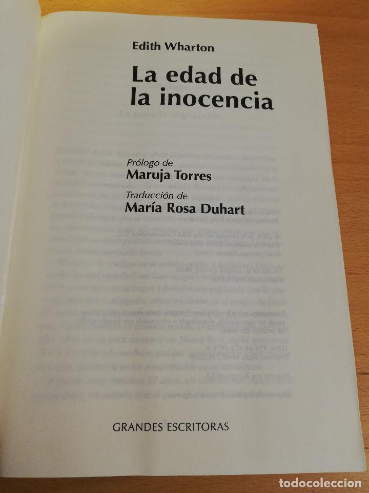 Libros de segunda mano: LA EDAD DE LA INOCENCIA (EDITH WHARTON) - Foto 2