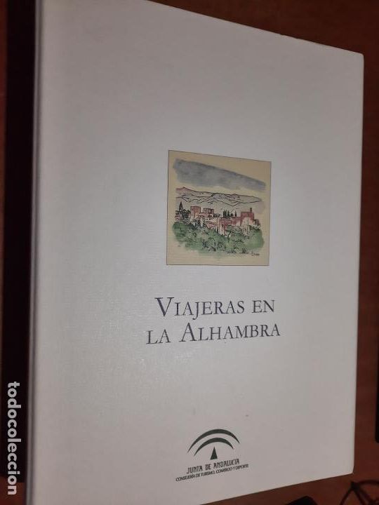 Livres d'occasion: VIAJERAS EN LA ALHAMBRA. CAJA LIBRO + L&Aacute;MINAS. BUEN ESTADO. DIFICIL