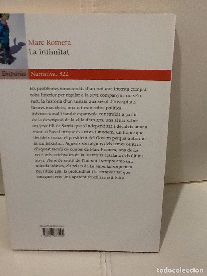 Libros de segunda mano: Marc Romera . La intimitat . Empuries . - Foto 2